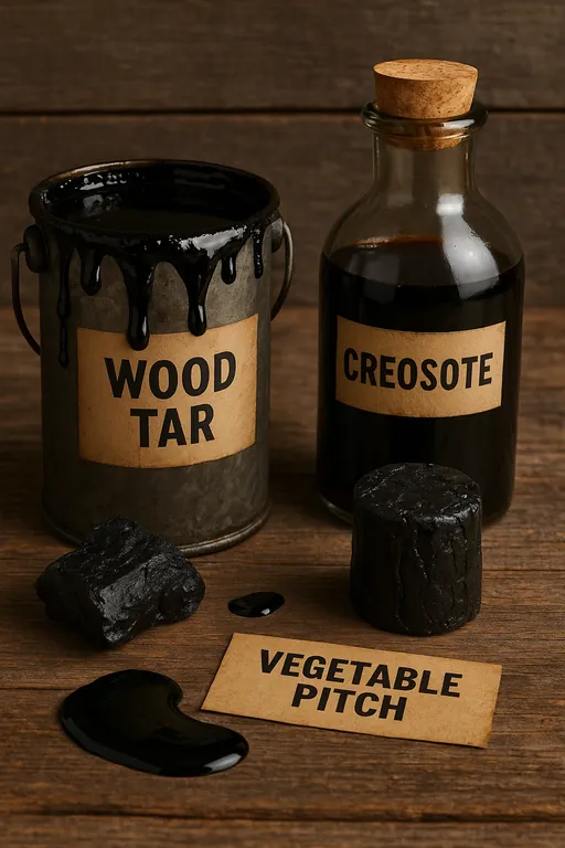Wood Tar, Creosote & Vegetable Pitch